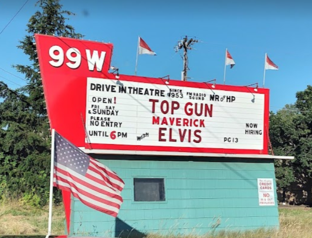 99W Drive-In near Newberg Oregon
